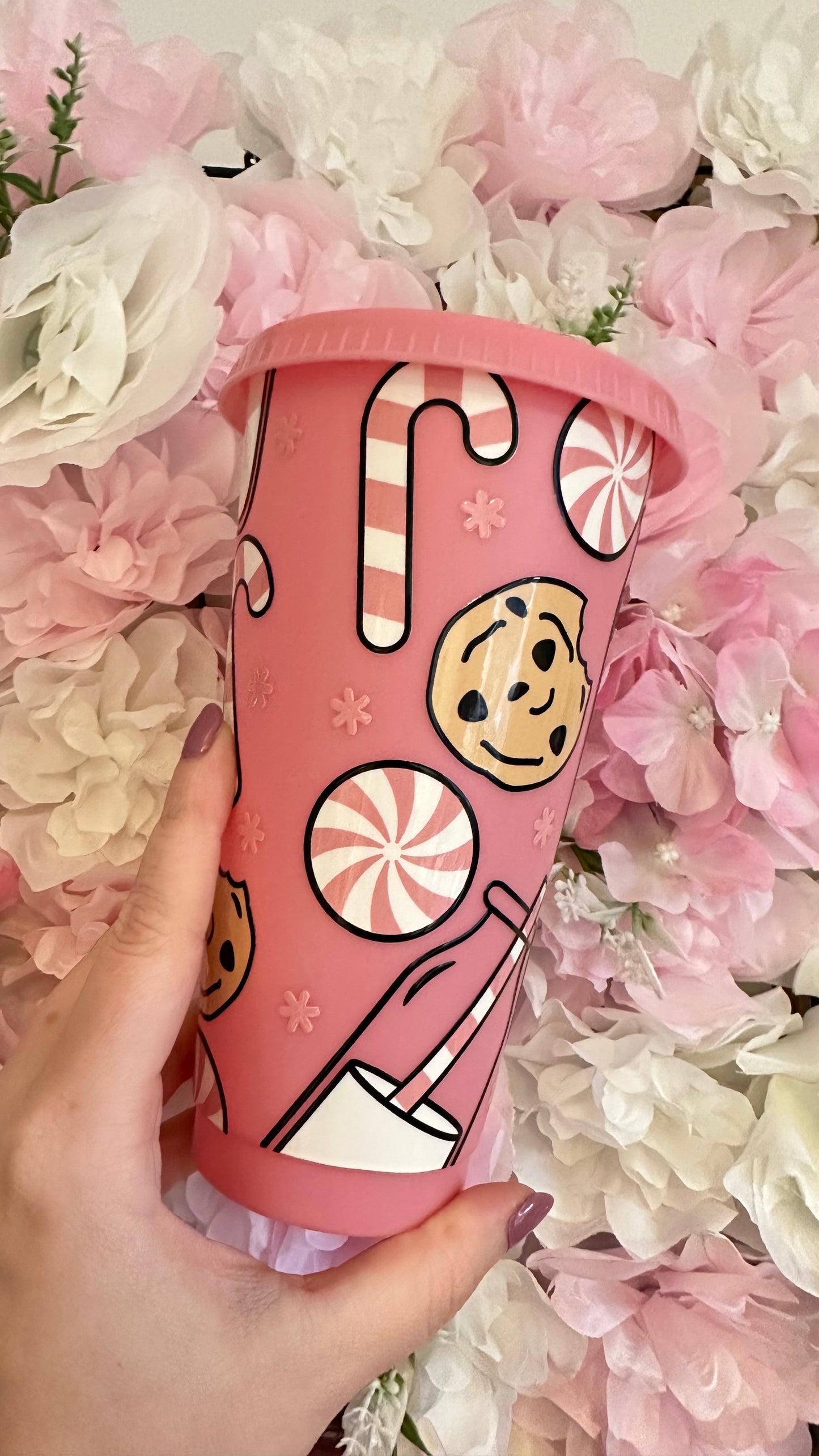 Milk and cookies cup