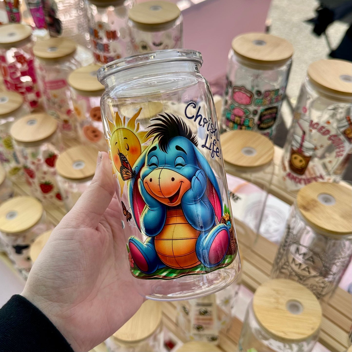 Cherish Life - acrylic can