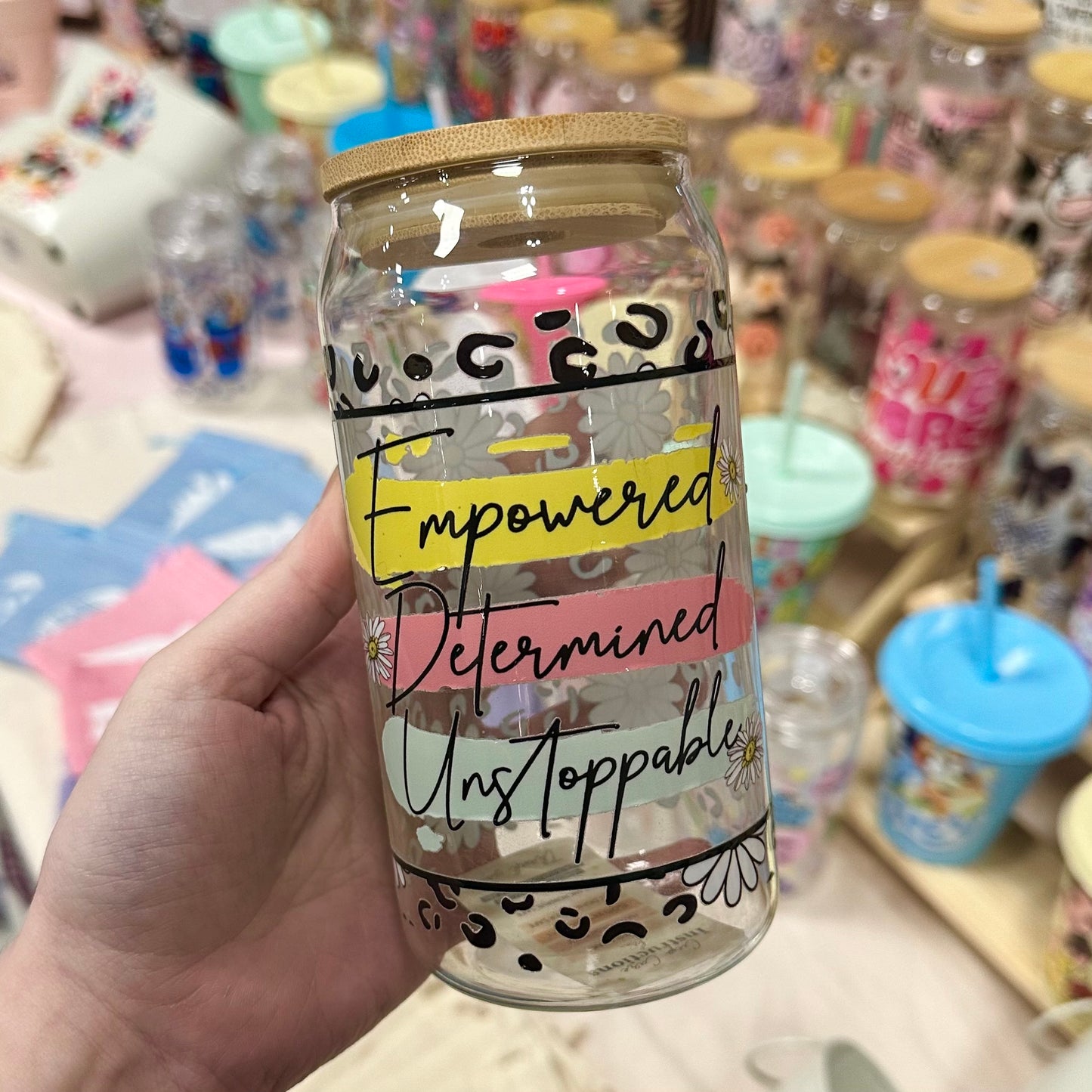 Empowered glass can