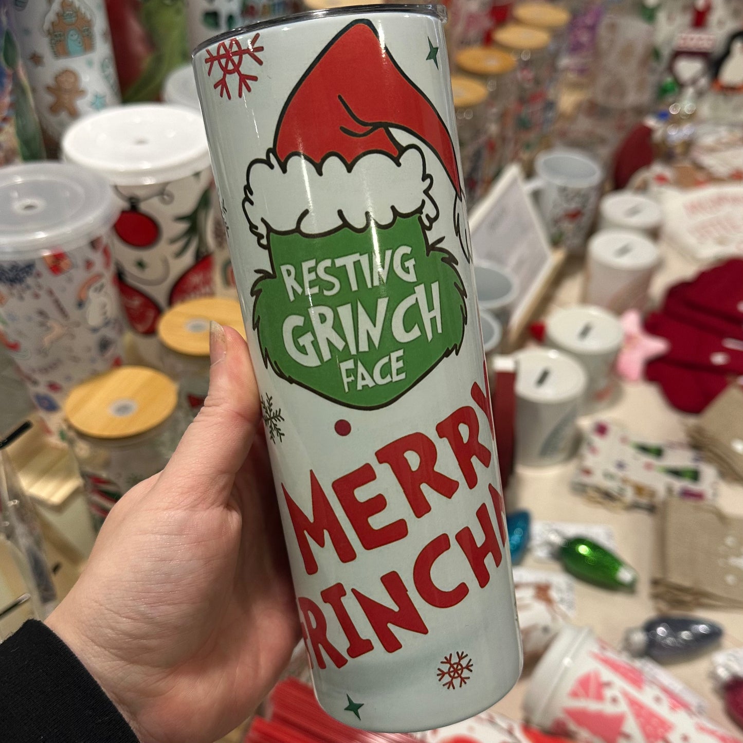 Merry Grinchmas tumbler