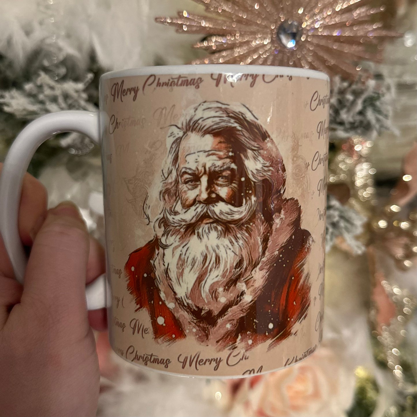 Father Christmas traditional mug