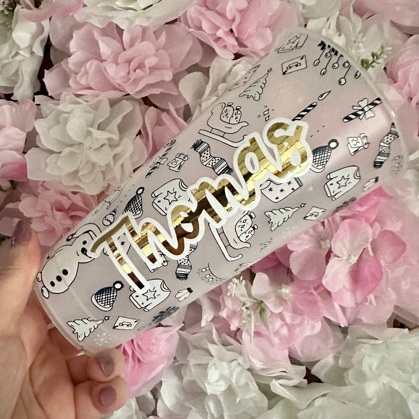 Colour changing Christmas cup