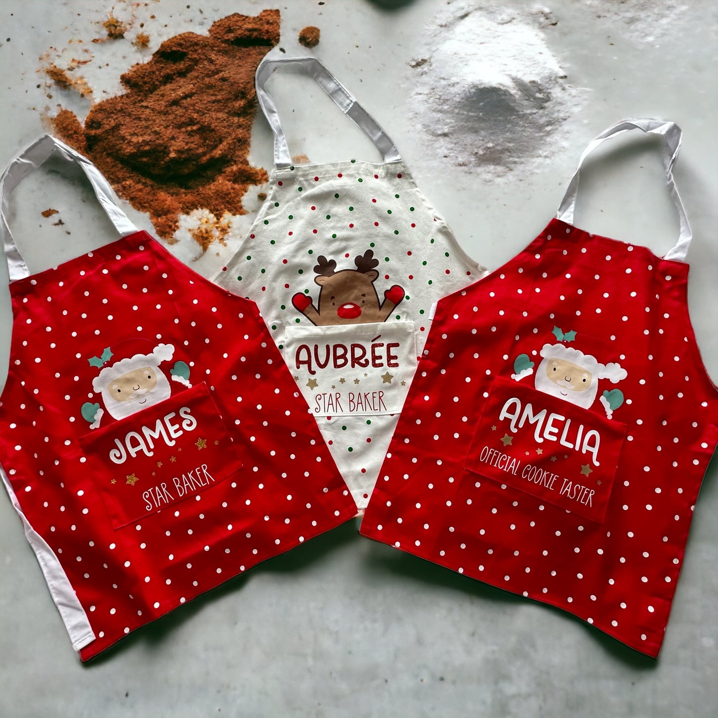 Kids Christmas apron