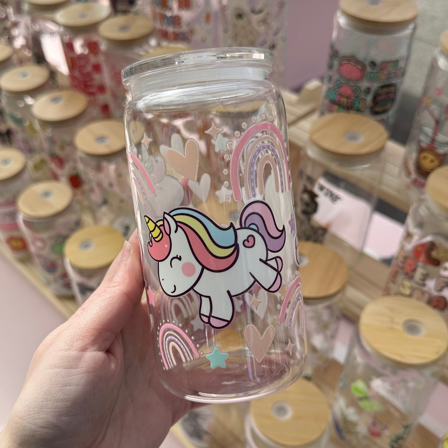 Unicorn - acrylic can