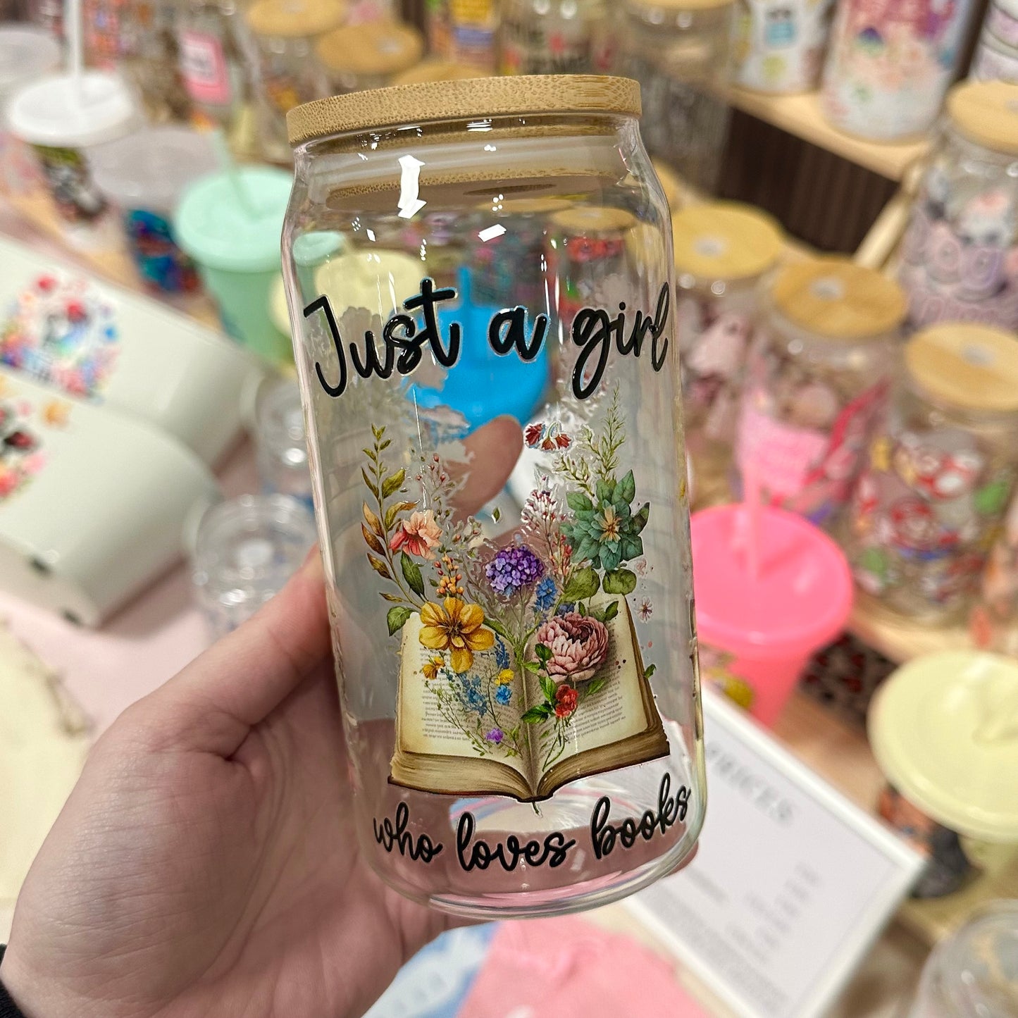Just A Girl Glass Can