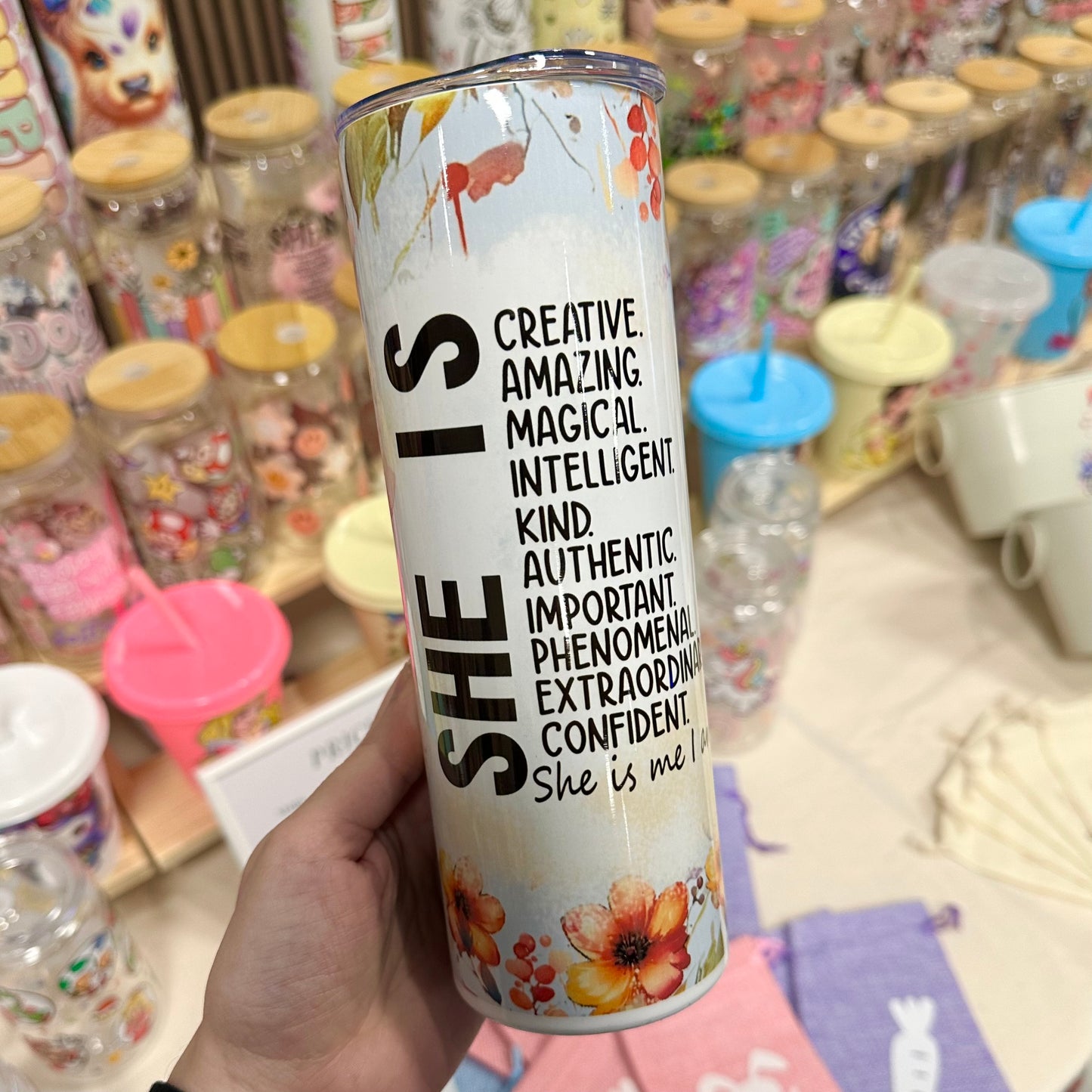 She Is…. Tumbler