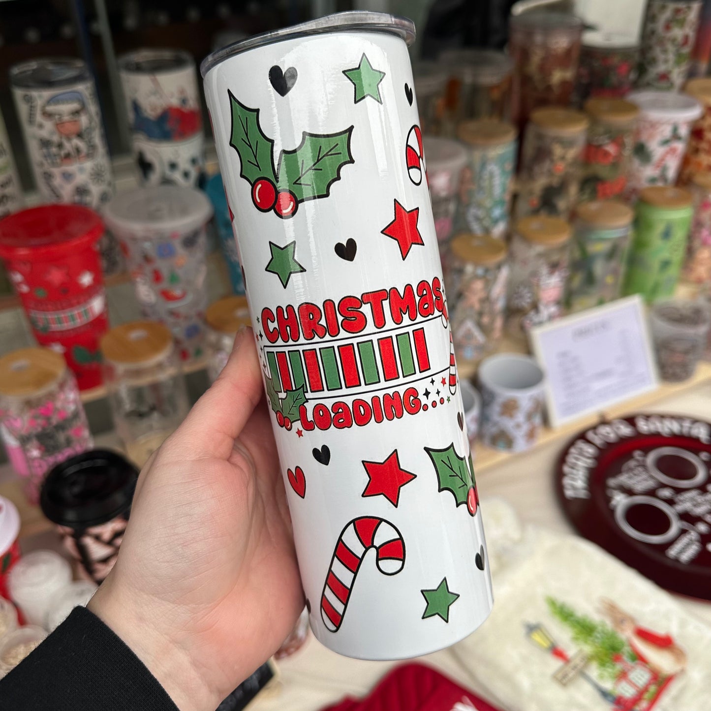Christmas loading tumbler