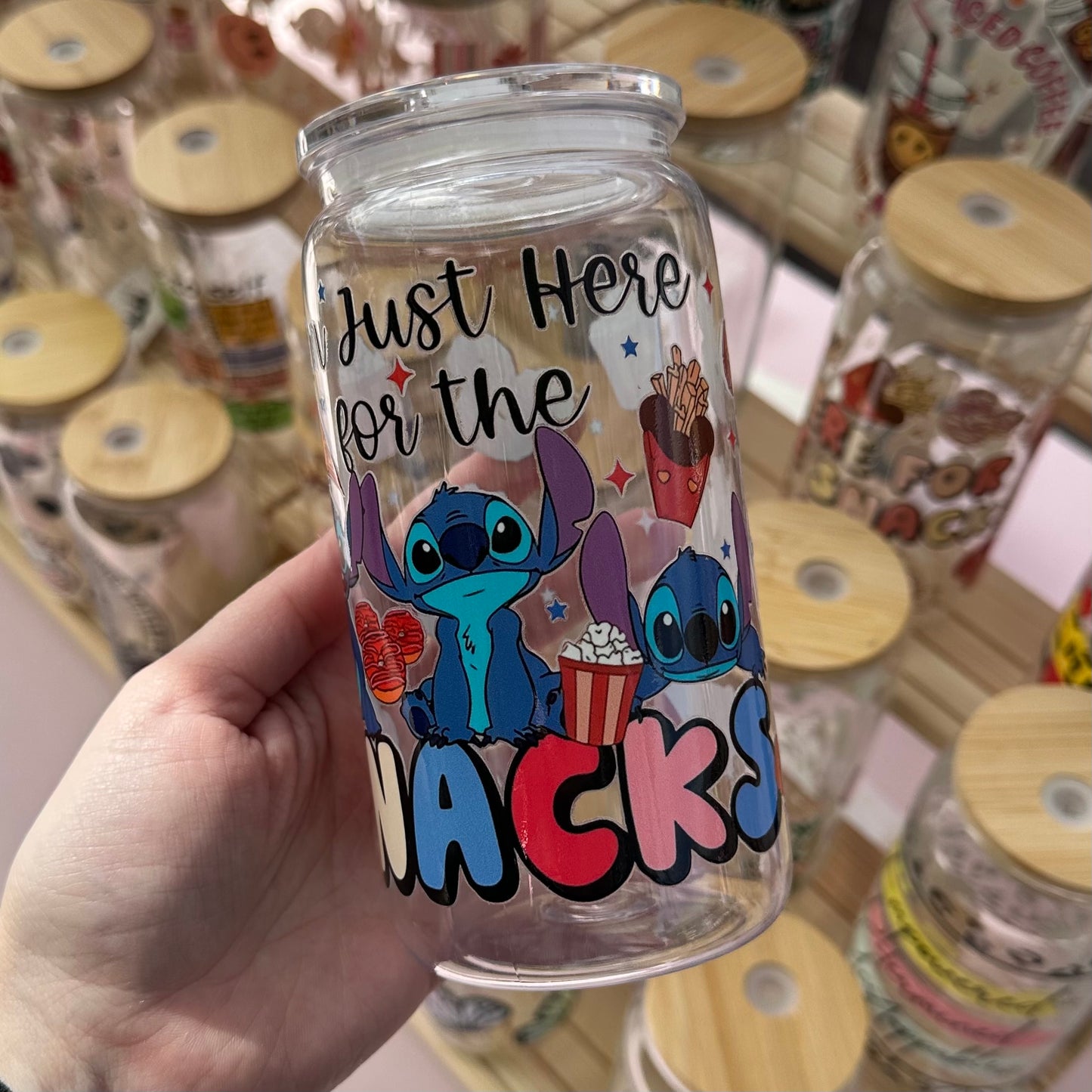 Here for the snacks - acrylic can