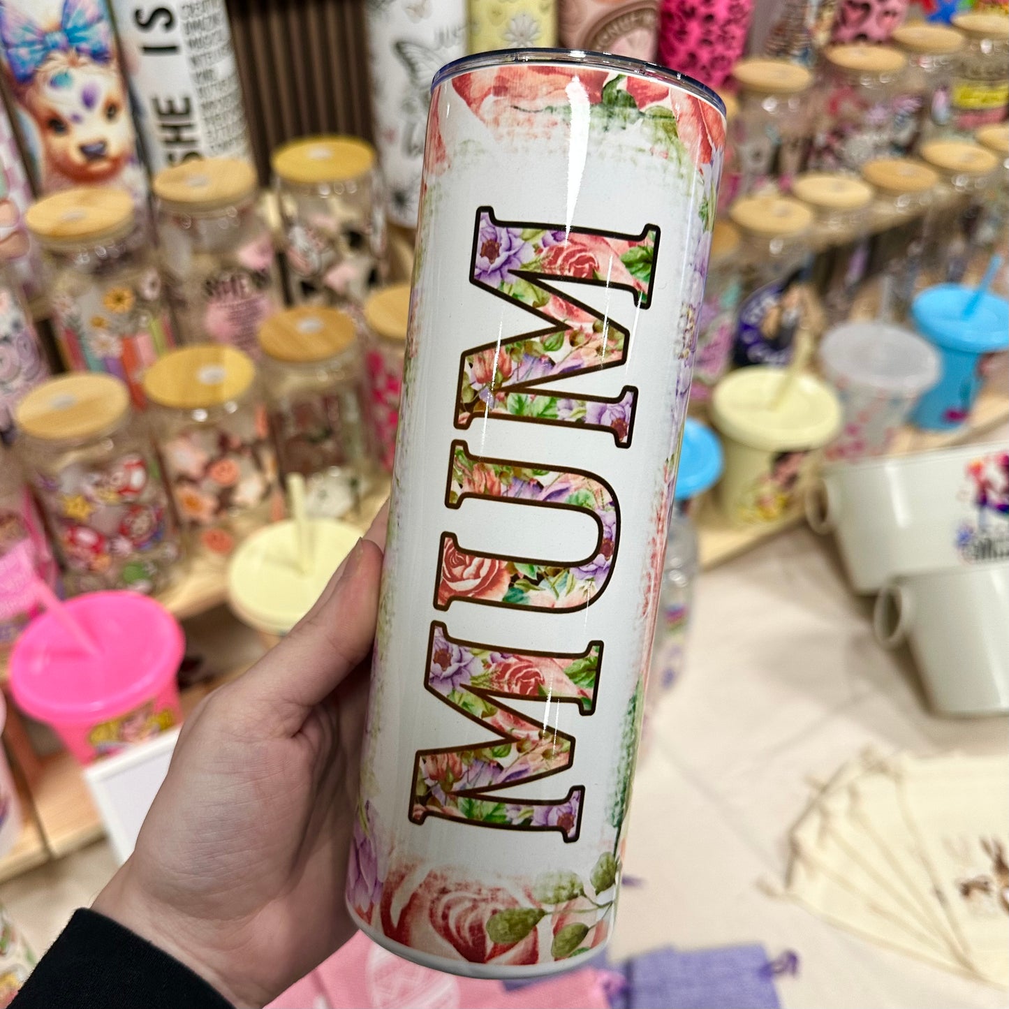 Floral Mum Tumbler