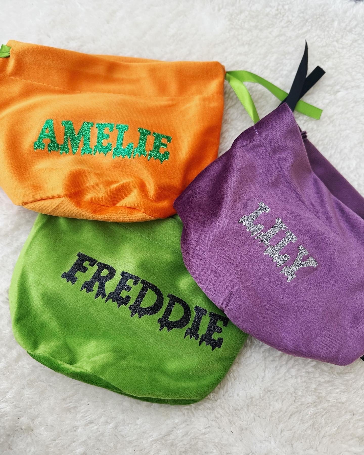 Halloween pouch treat bag