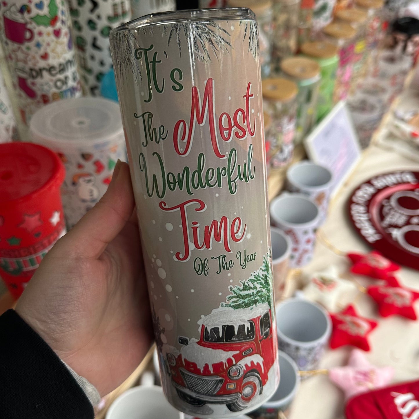 Most wonderful time of year tumbler