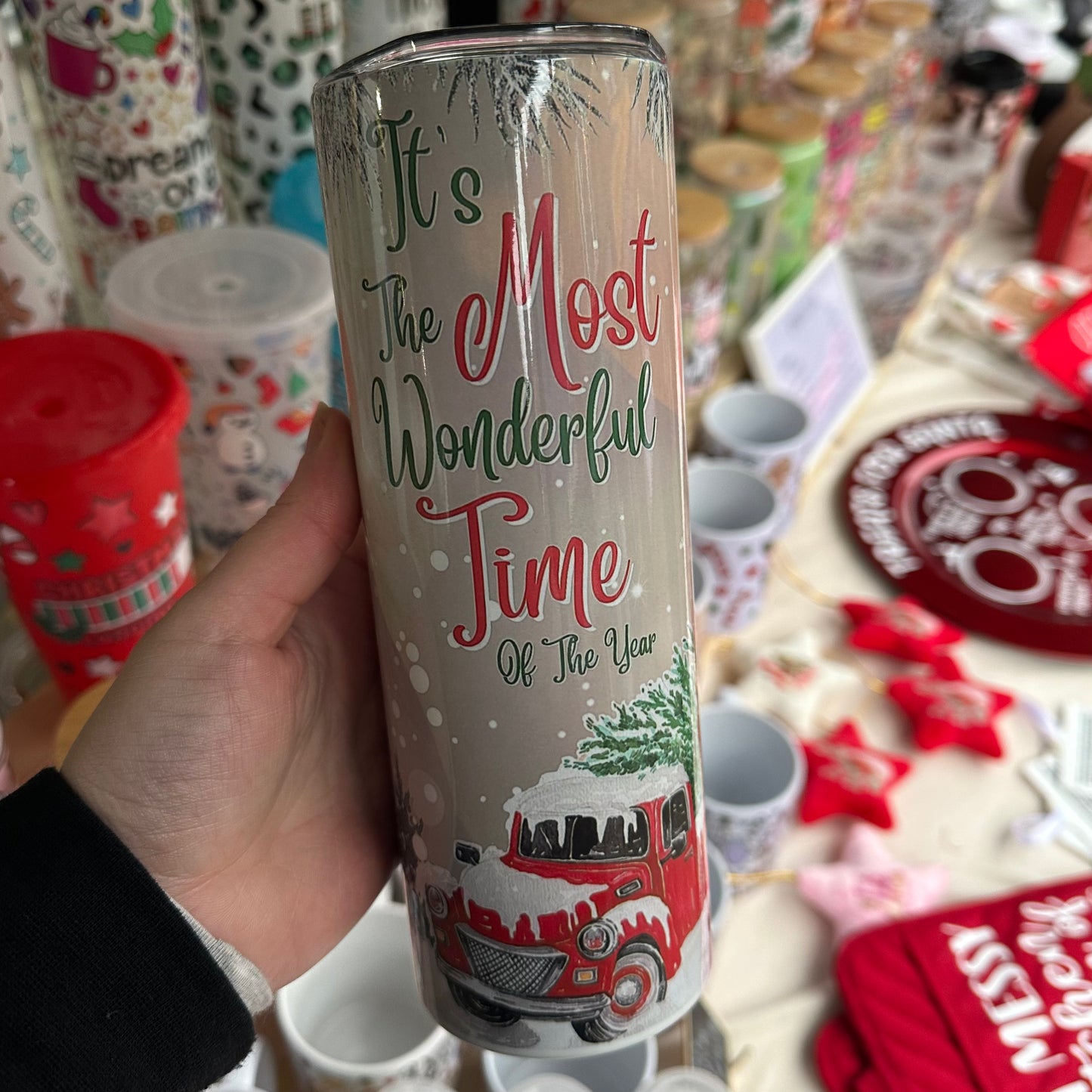 Most wonderful time of year tumbler
