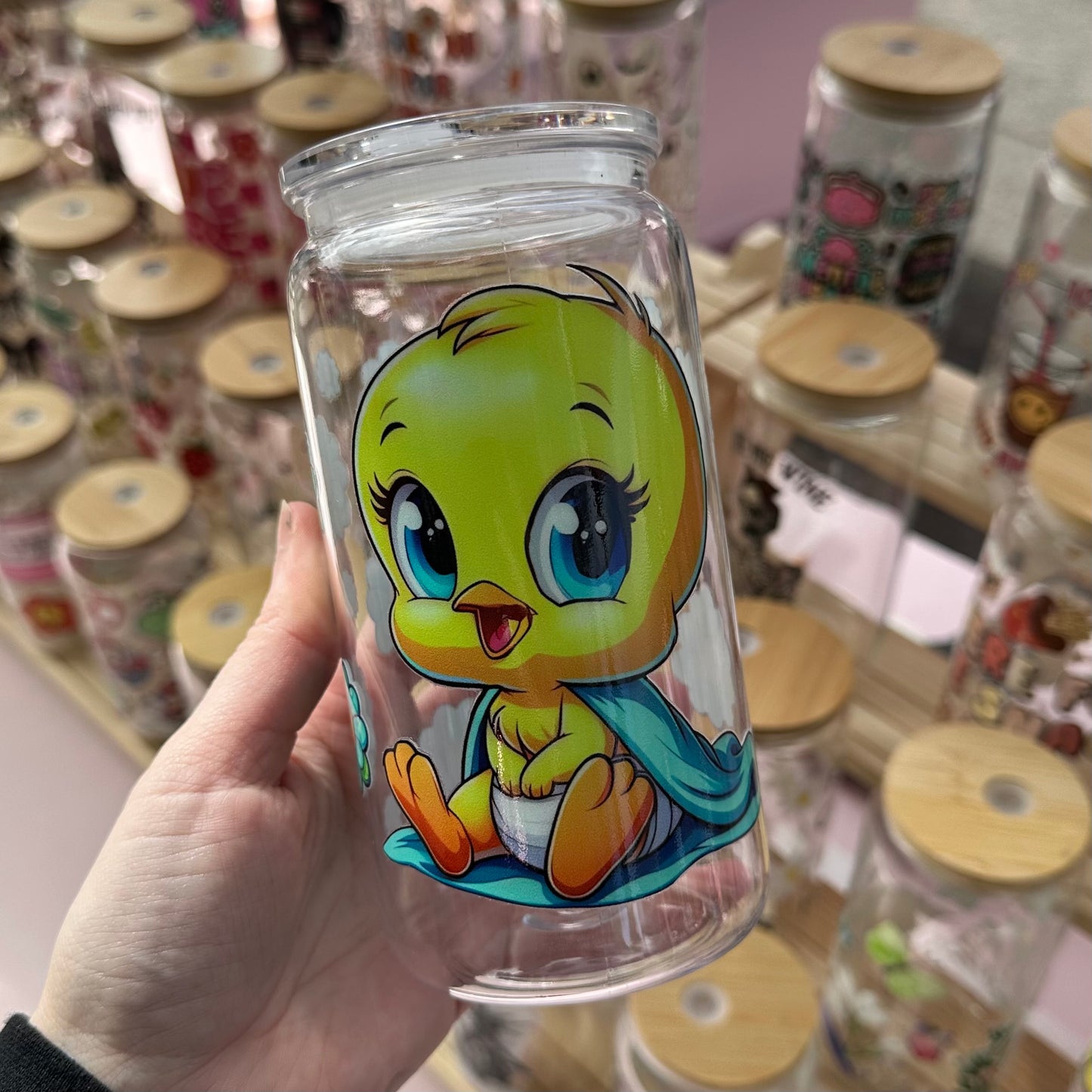 Tweety - acrylic can