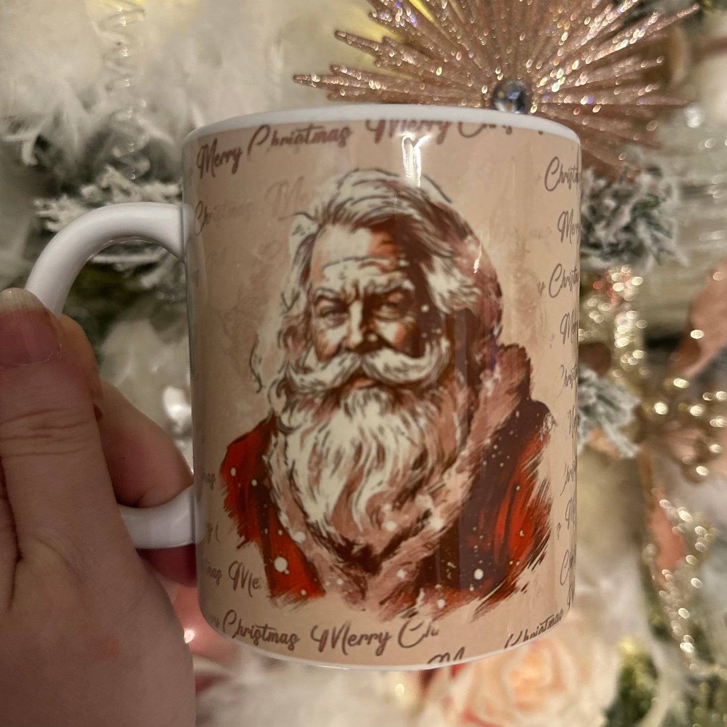 Father Christmas traditional mug