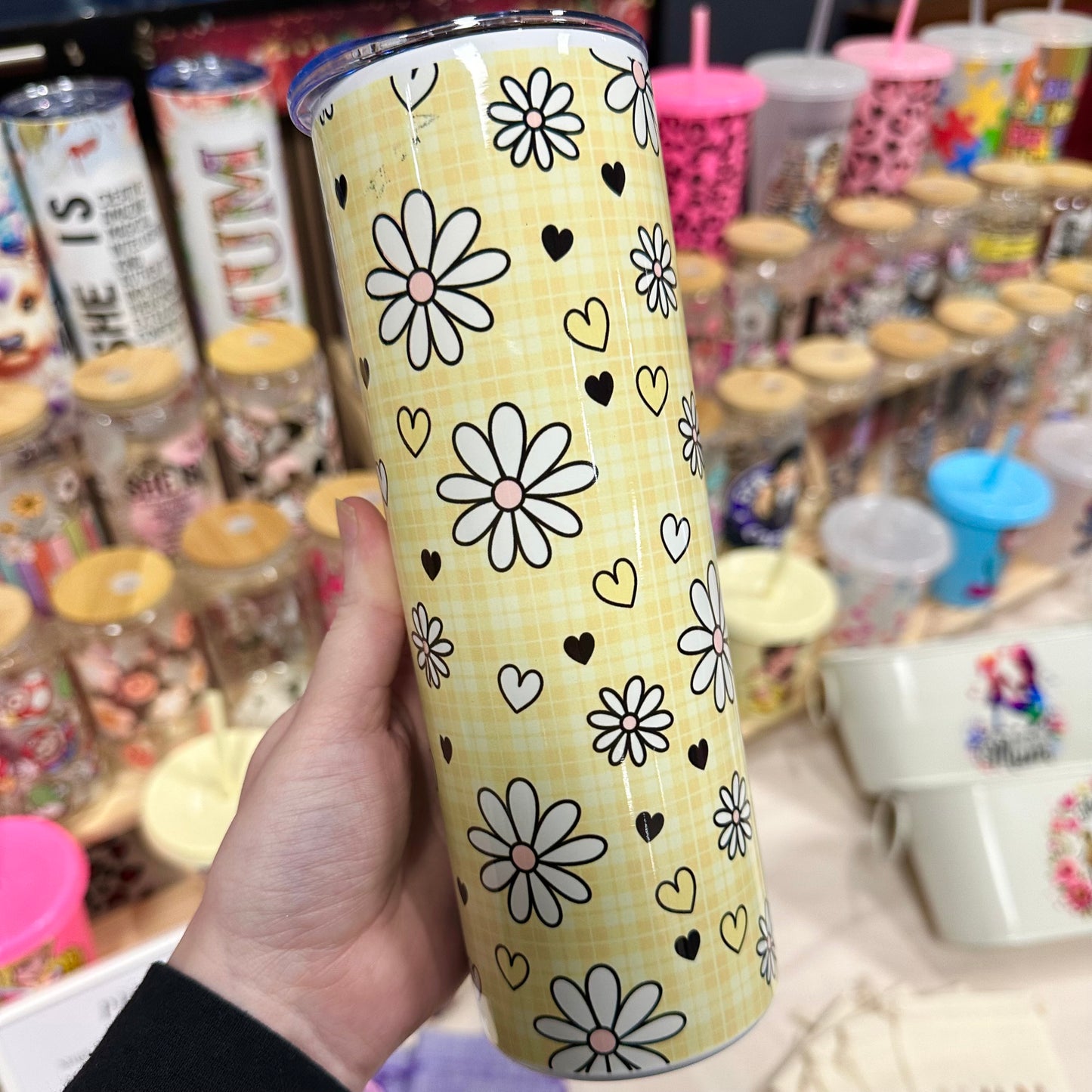 Daisy Tumbler Yellow