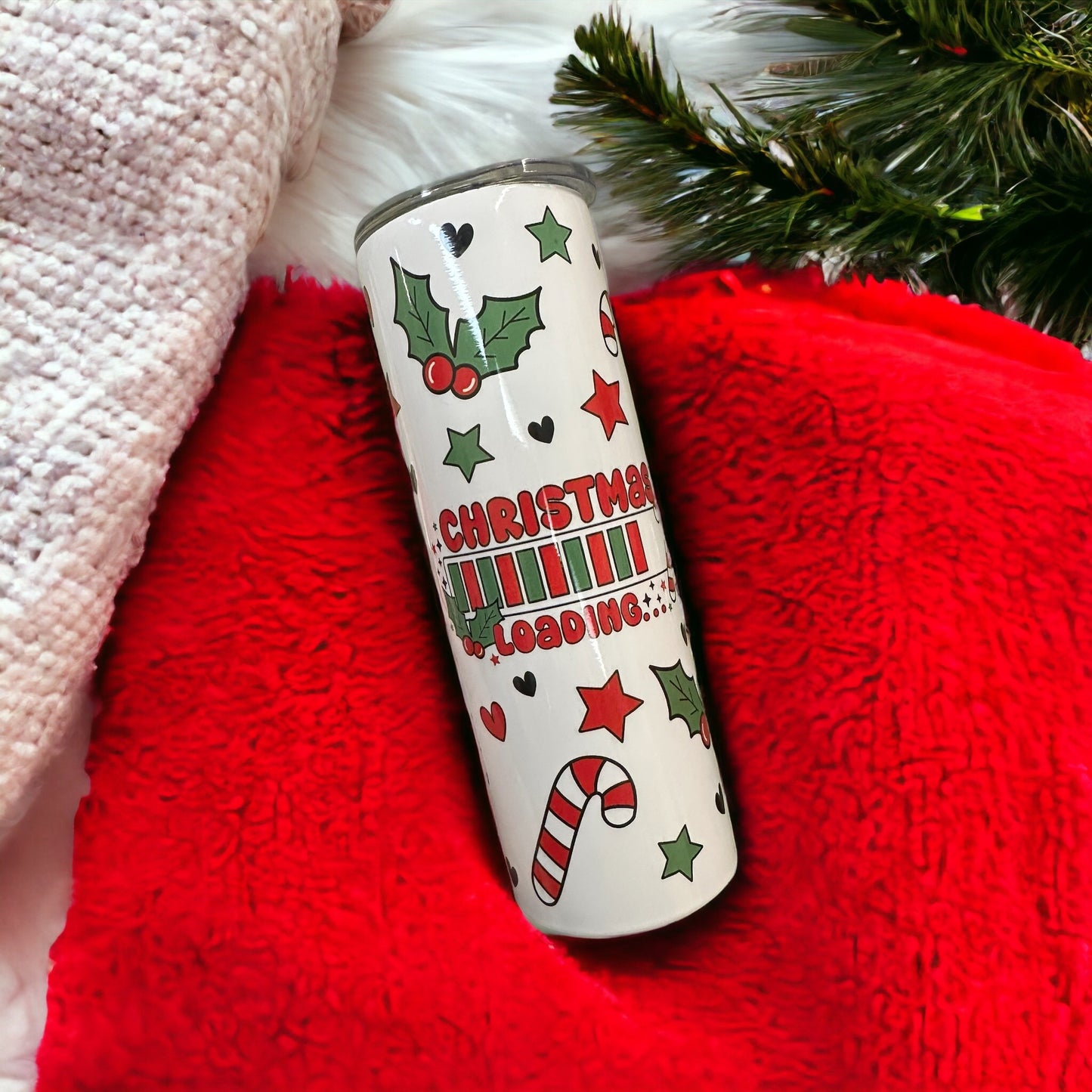 Christmas loading tumbler