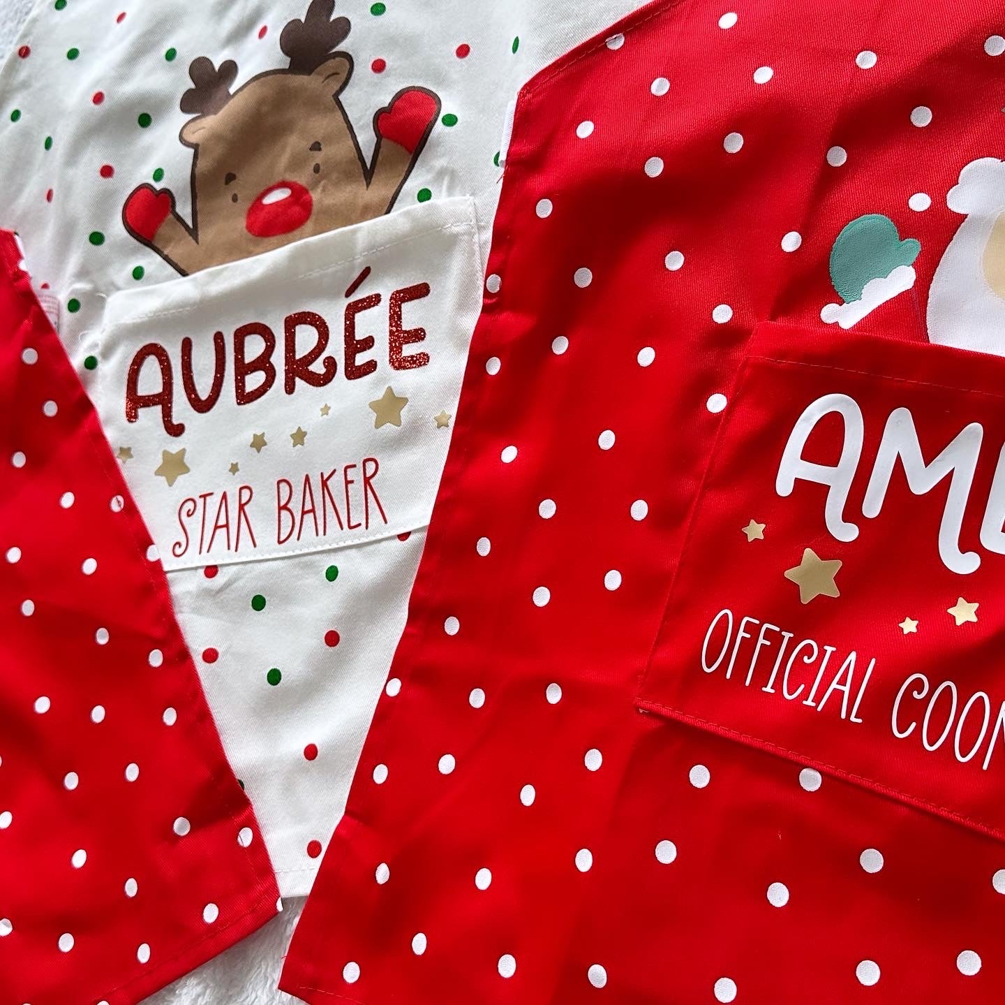Kids Christmas apron