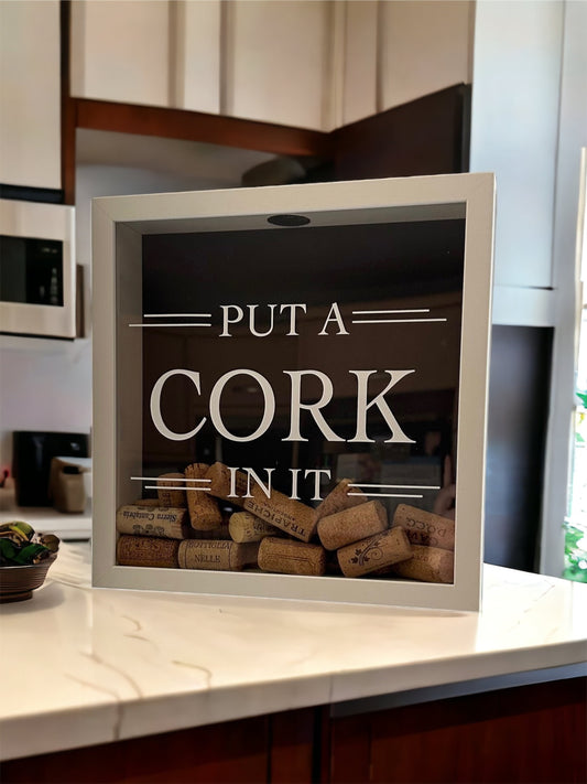 Wine cork frame