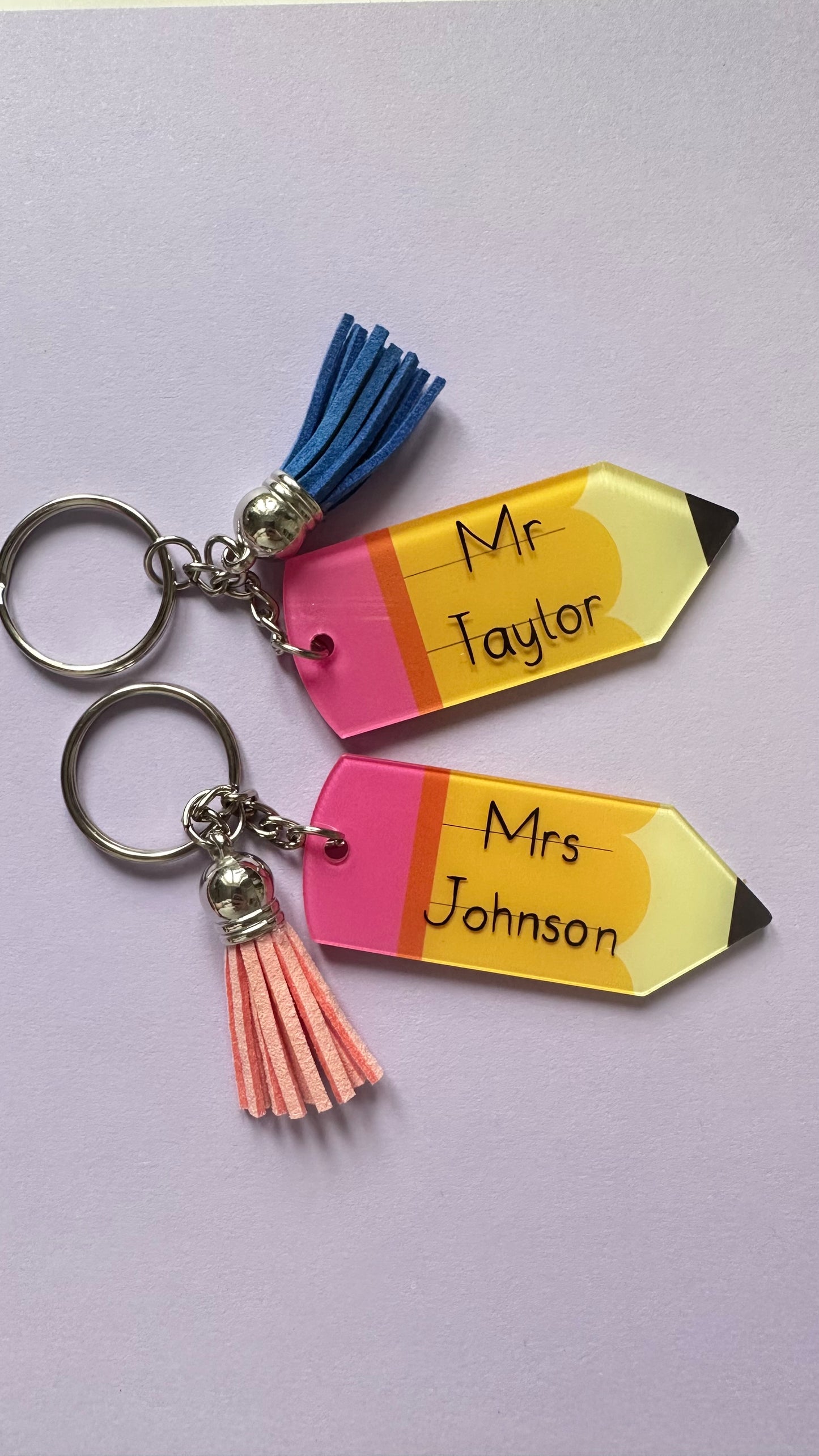 Pencil keyring