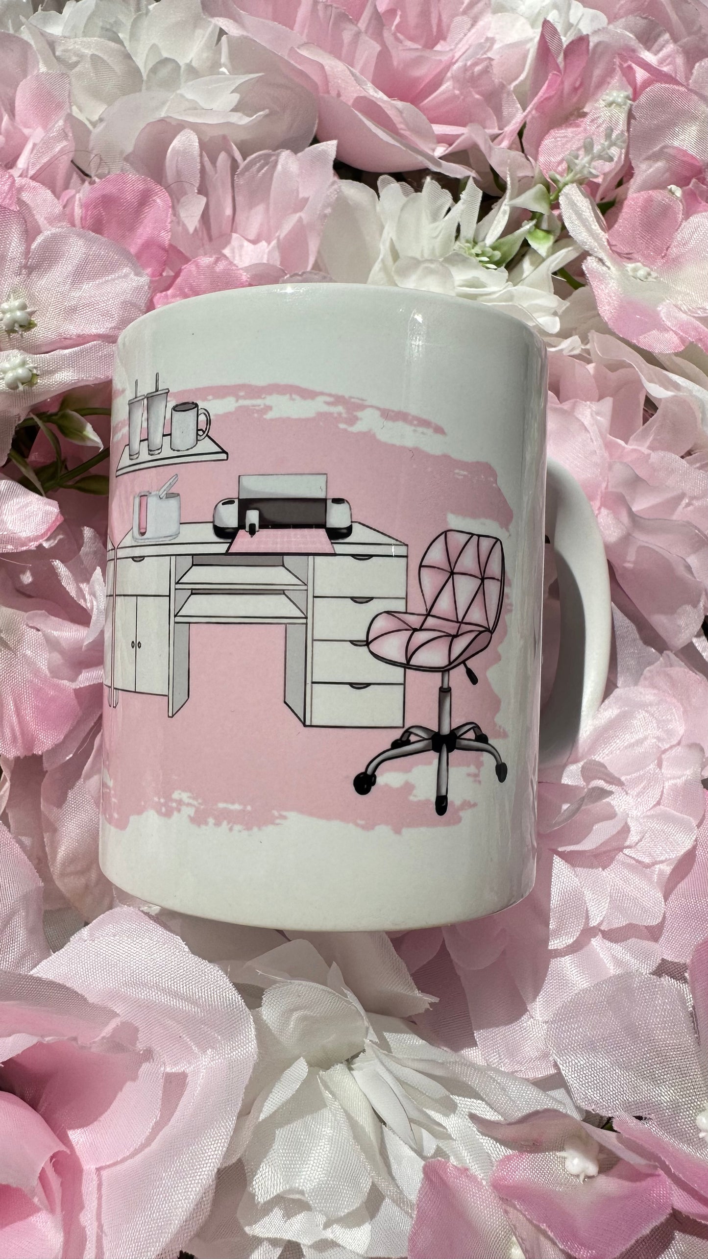 Crafter girl mug