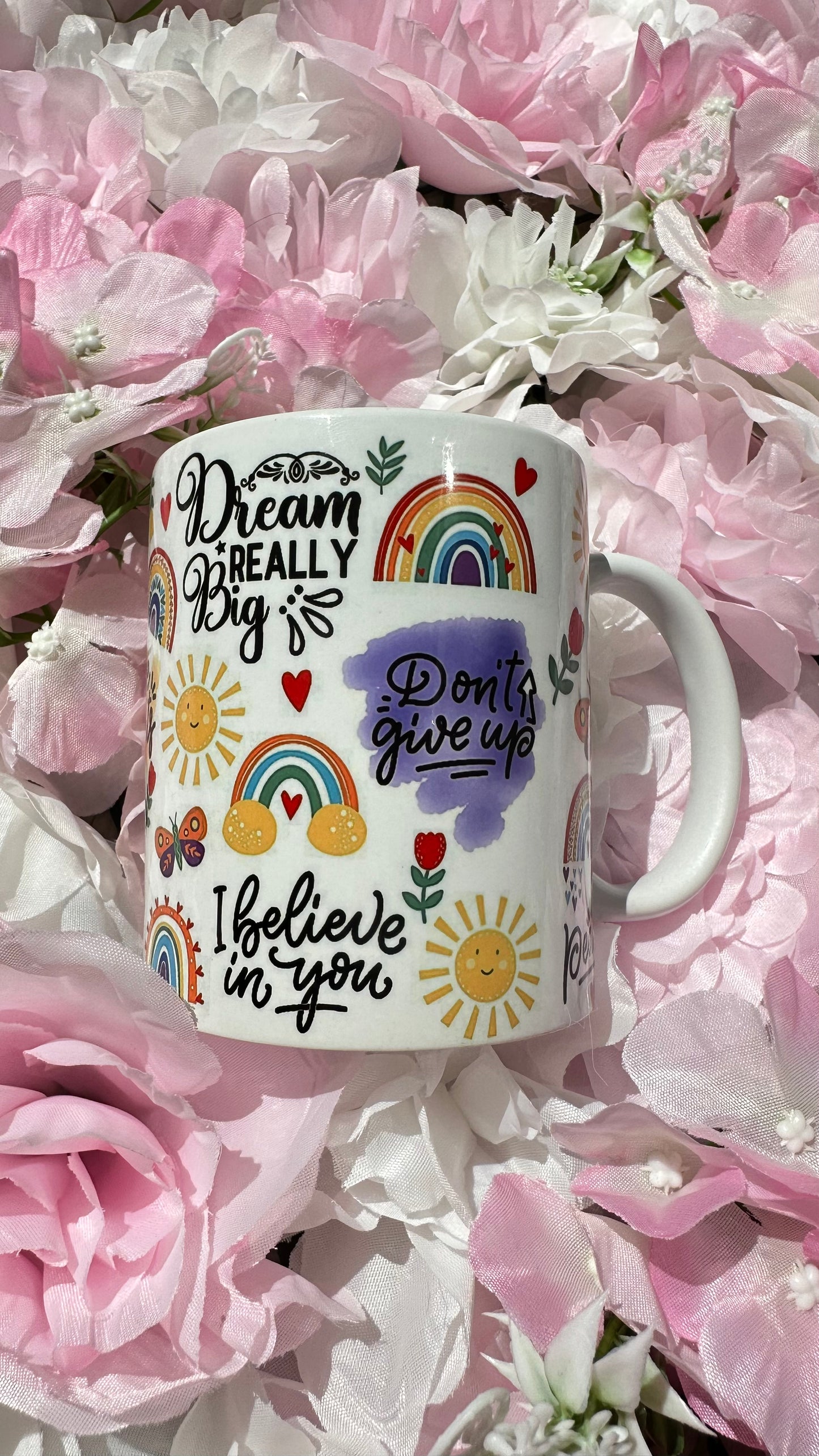 Positive thoughts mug
