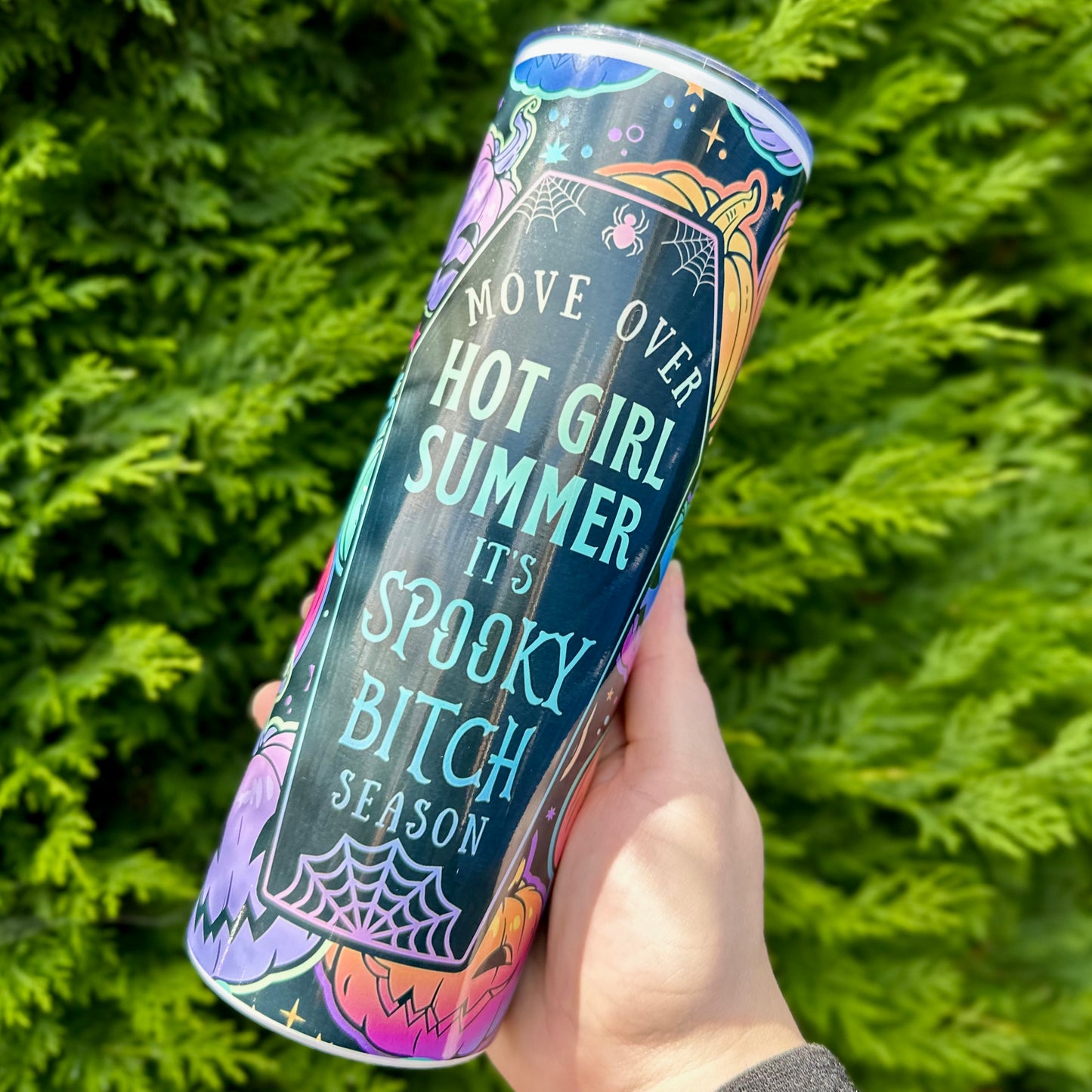 Spooky b*tch season tumbler