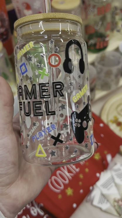 Gamer Fuel glass can