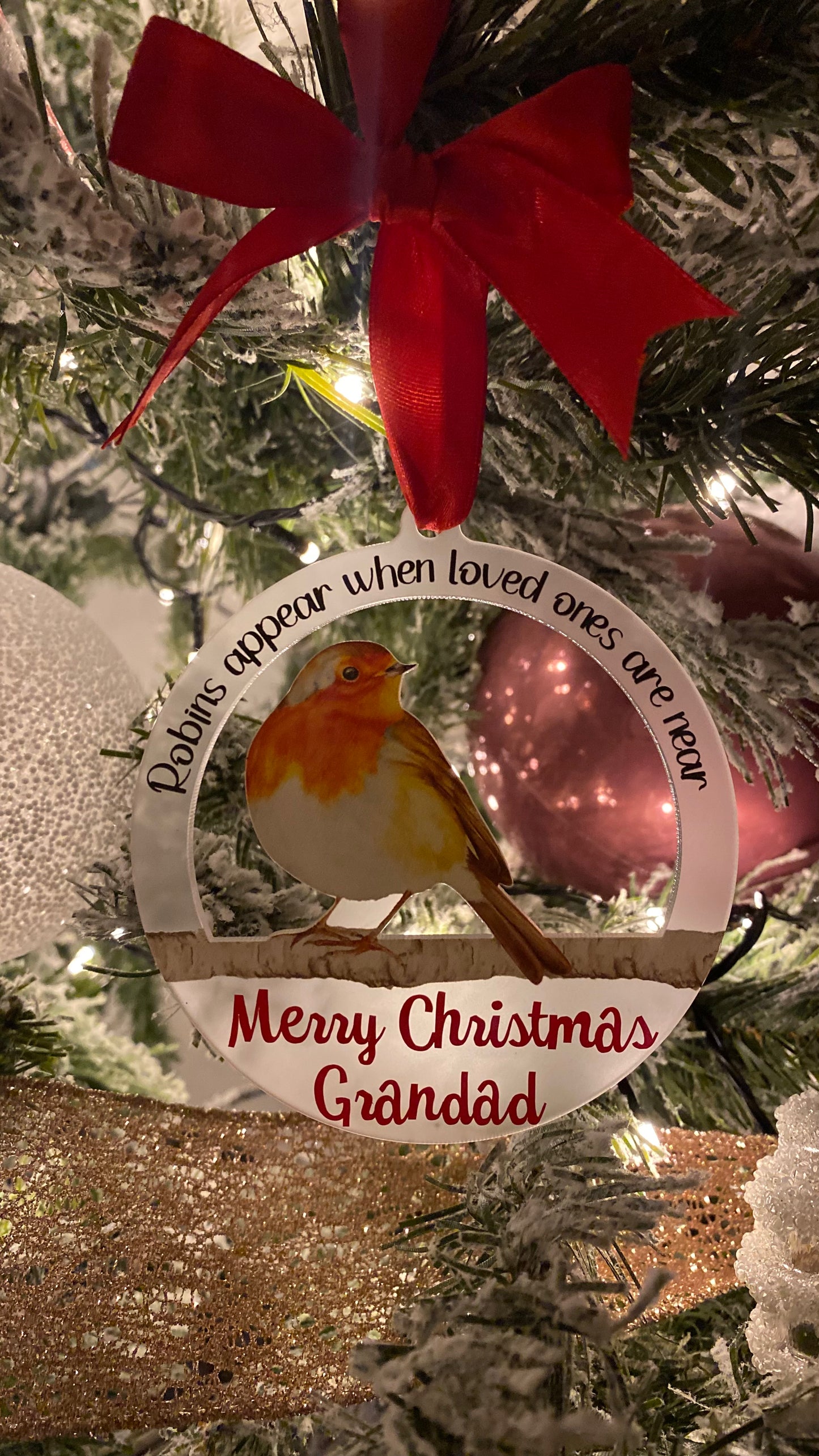 Robin ornament