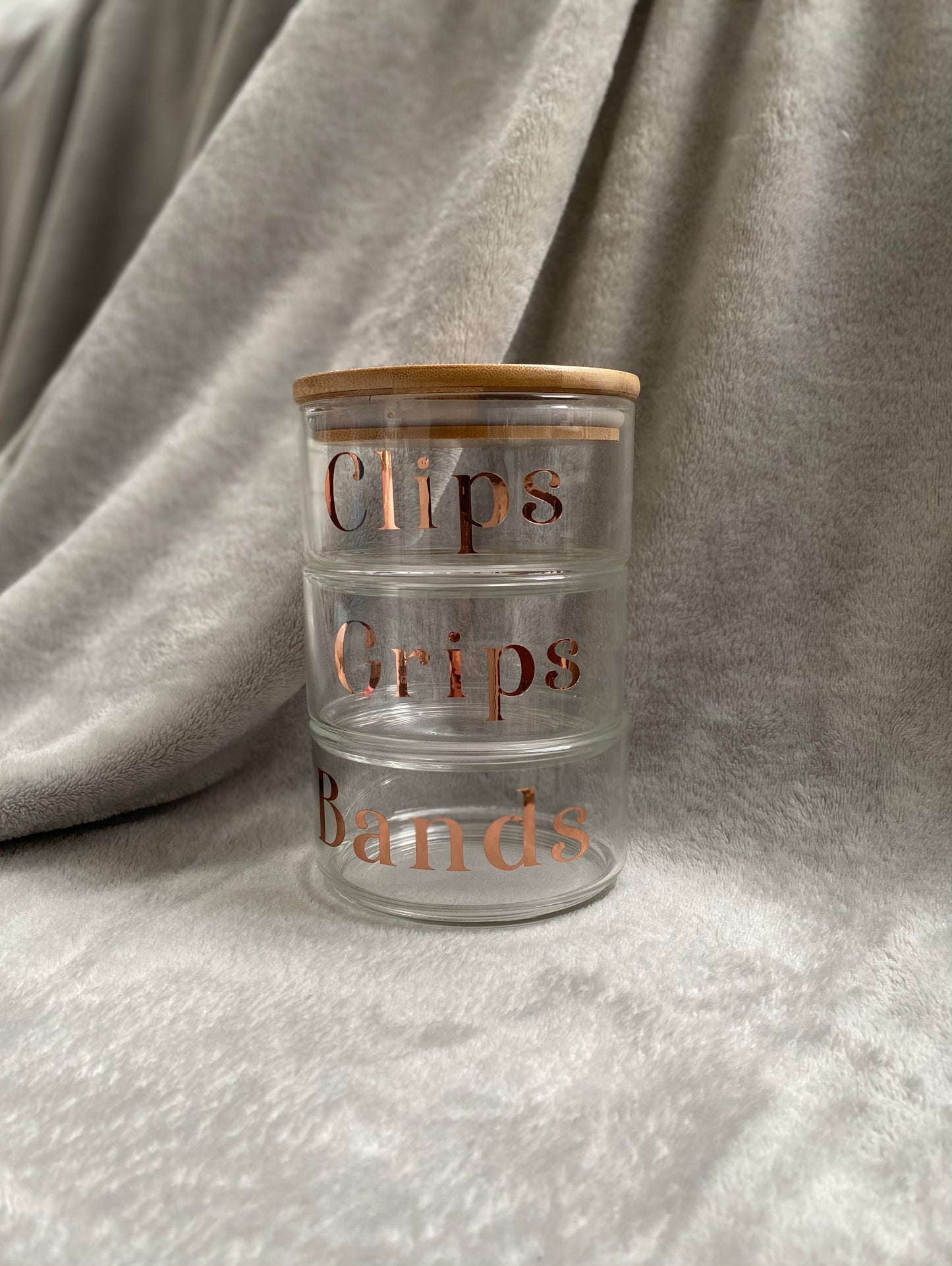 Stacked jar with lid