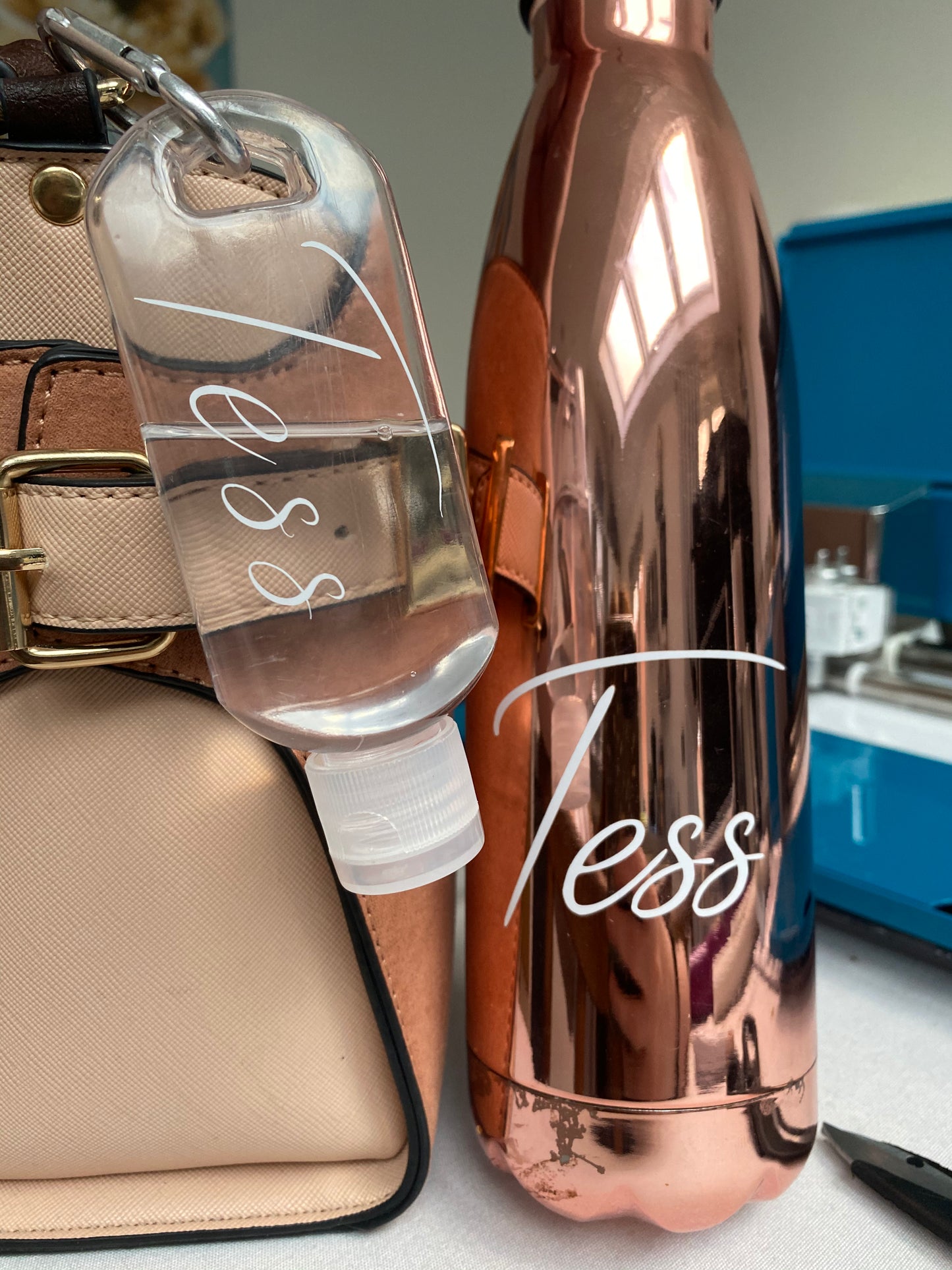 Rose gold bottle