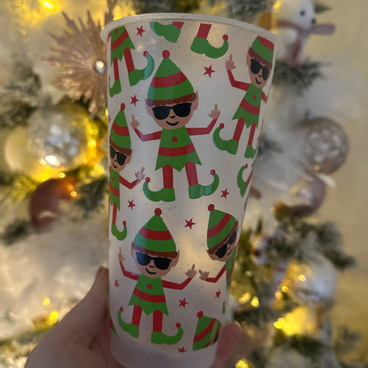 Naughty Elf cold cup