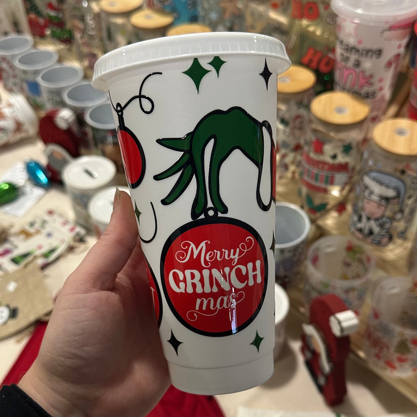 Merry Grinchmas - cold cup