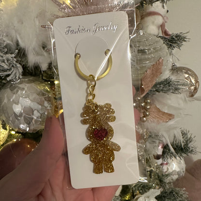 Christmas hug key ring