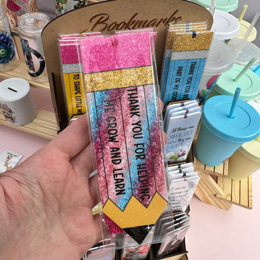 Teacher - Grow and Learn bookmark