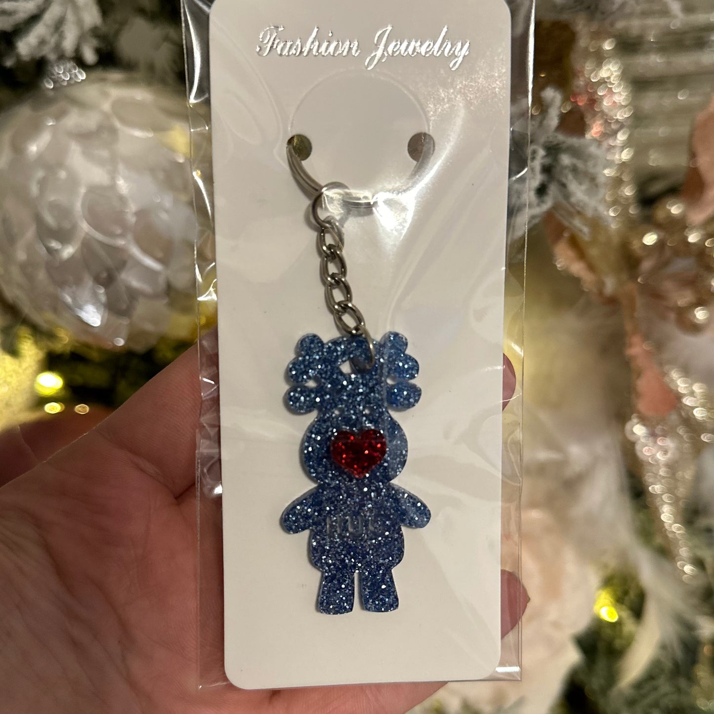 Christmas hug key ring