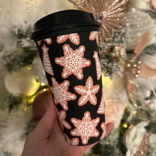 Snowflake hot cup