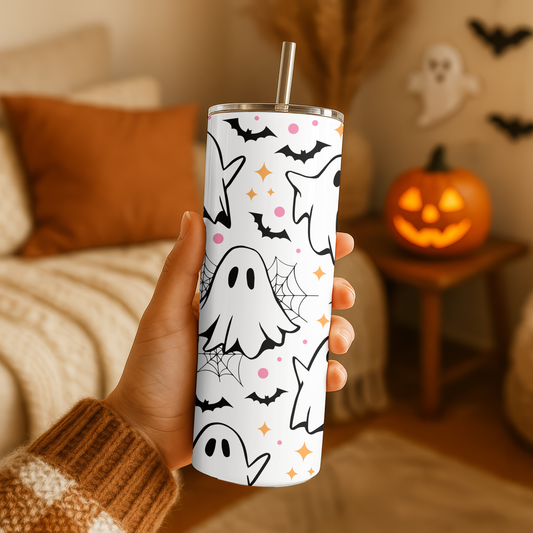 White Ghostie Tumbler