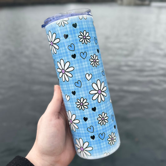 Daisy Tumbler Blue