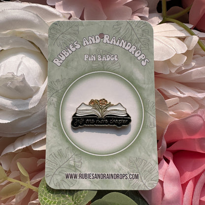 Just One More Chapter