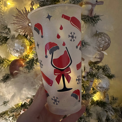 Christmas Wine cold cup