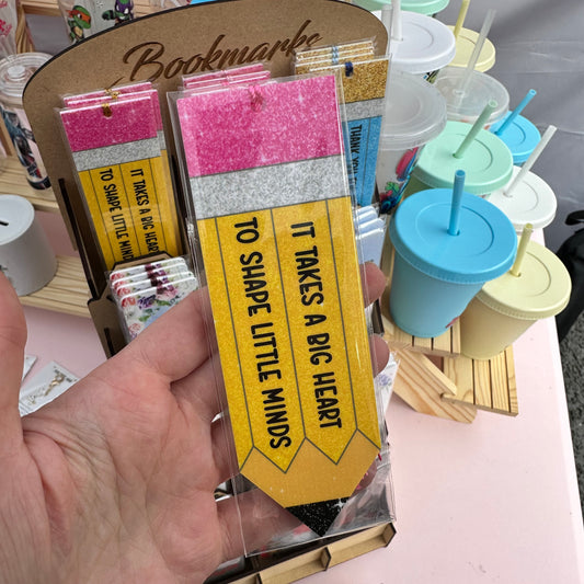 Teacher - Big Heart bookmark