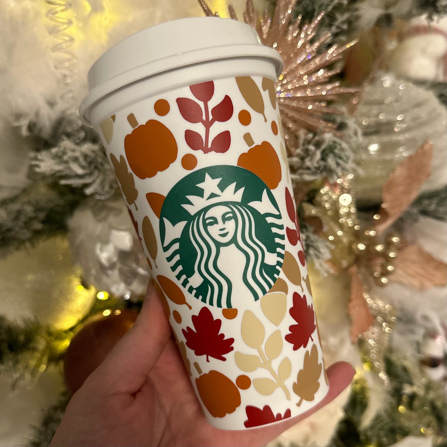 Autumn hot cup