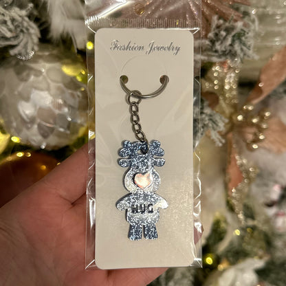 Christmas hug key ring
