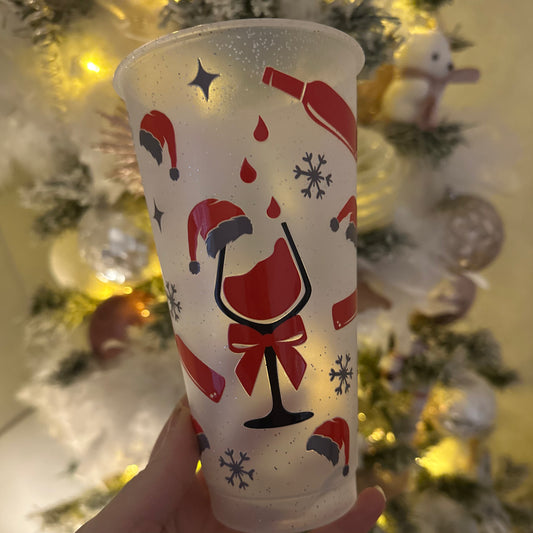 Christmas Wine cold cup