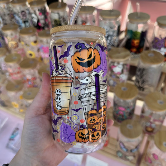 NBC Drinks glass can