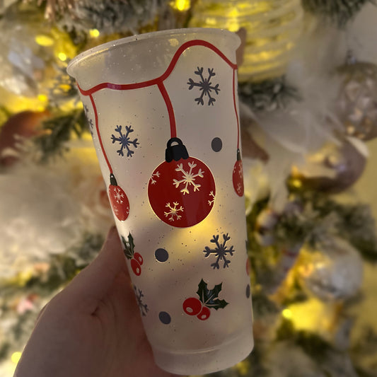 Christmas Bauble cold cup