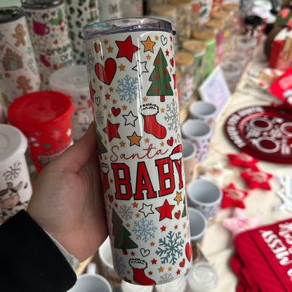 Santa baby tumbler