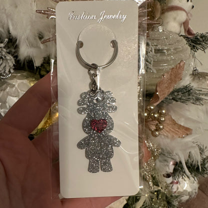 Christmas hug key ring