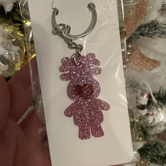 Christmas hug key ring