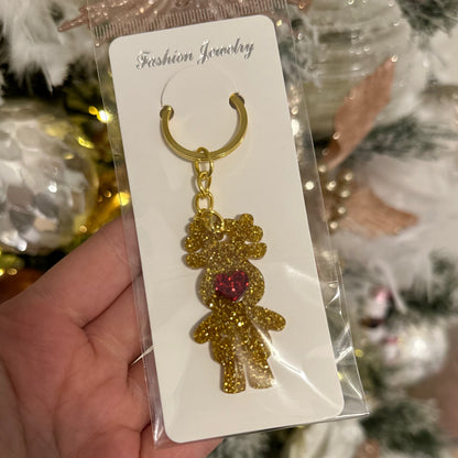 Christmas hug key ring
